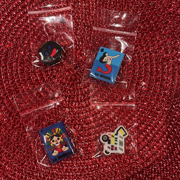 Hand Crafted Accessories - 4 piece Croc Charms